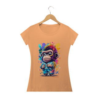 Nome do produto CAMISETA BABY LONG ESTONADA, KING MONKEY
