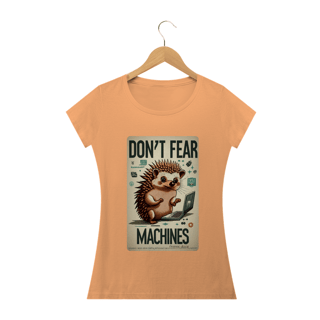 Nome do produto CAMISETA BABY LONG ESTONADA, HEDGEHOG DON'T FEAR MARCHINES