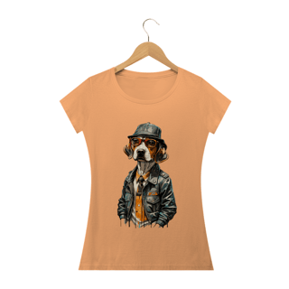 Nome do produto CAMISETA BABY LONG ESTONADA, DOG BEAGLE SHERLOCK HOLMES