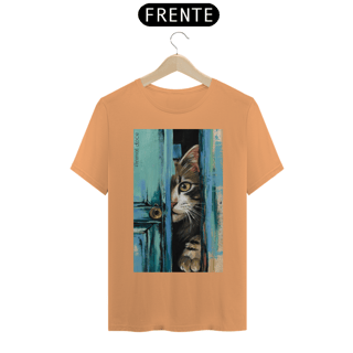 Nome do produto CAMISETA T-SHIRT ESTONADA, MYSTERIOUS CAT