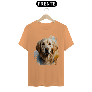 Nome do produto CAMISETA T-SHIRT ESTONADA, DOG GOLDEN