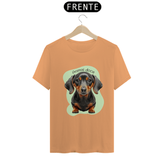 Nome do produto CAMISETA T-SHIRT ESTONADA DOG, MINIATURE DACHSHUND