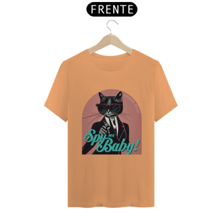 Nome do produto CAMISETA T-SHIRT ESTONADA CAT, SPY ME  BABY 
