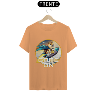 Nome do produto CAMISETA T-SHIRT ESTONADA, BITCOIN GAME ON