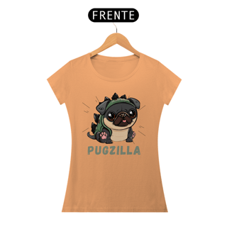 Nome do produto CAMISETA BABY LONG ESTONADA, PUGZILLA