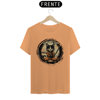 Nome do produto CAMISETA T- SHIRT ESTONADA, SAMURAI CAT