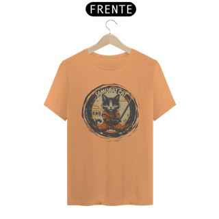 Nome do produto CAMISETA T-SHIRT ESTONADA, SAMURAI CAT