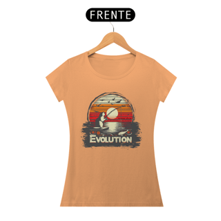 Nome do produto CAMISETA BABY LONG ESTONADA, CAT EVOLUTION