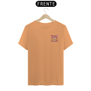 Nome do produto CAMISETA T-SHIRT ESTONADA MINIMALISTA, CAT LOVE