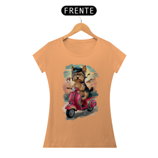 Nome do produto CAMISETA BABY LONG ESTONADA, DOG VESPA YORKSHIRE TERRIER