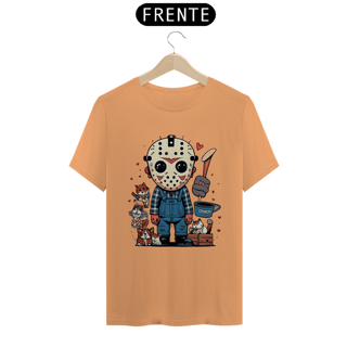 Nome do produto CAMISETA T-SHIRT ESTONADA PETS, LINHA FILME VERSÃO FOFINHA JASON 