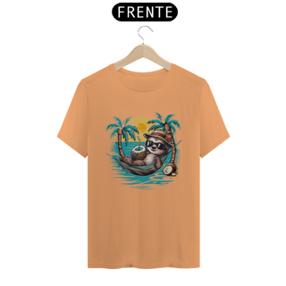 Nome do produto CAMISETA T-SHIRT ESTONADA, BICHO PREGUIÇA