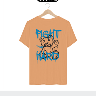 Nome do produto CAMISETA T-SHIRT ESTONADA COSTAS, URSINHO FIGHT HARD