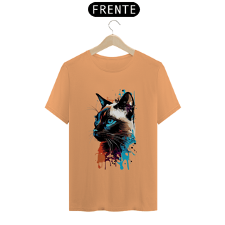 Nome do produto CAMISETA T-SHIRT ESTONADA, CAT COLOR