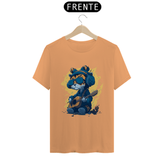 Nome do produto CAMISETA T-SHIRT ESTONADA, CAT MUSIC