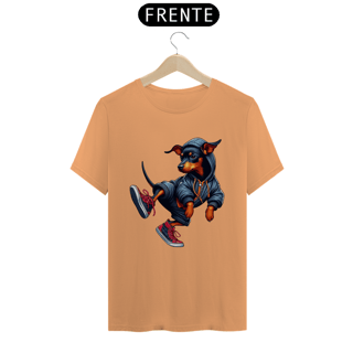 Nome do produto CAMISETA T-SHIRT ESTONADA, DOG PINSCHER STYLISH