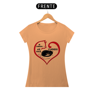 Nome do produto CAMISETA BABY LONG ESTONADA, CAT ADOTE