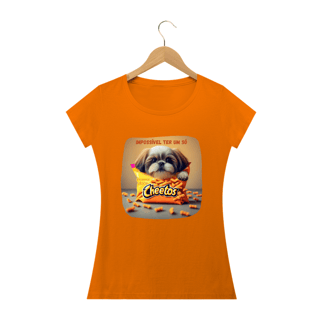 Nome do produto CAMISETA BABY LONG QUALITY, DOG CHEETOS IMPOSSIVEL  TER SO UM 