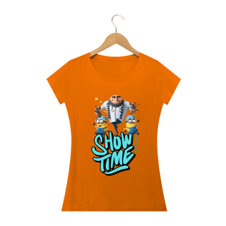 Nome do produto CAMISETA BABY LONG QUALITY CAT, MEU MALVADO FAVORITO SHOW TIME 