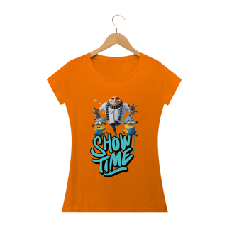 Nome do produto CAMISETA BABY LONG CLASSIC CAT, MEU MALVADO FAVORITO SHOW TIME