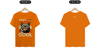 Nome do produto CAMISETA T-SHIRT QUALITY F/V CAT, STAY COOL