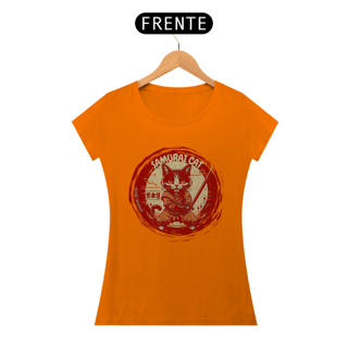 Nome do produto CAMISETA BABY LONG QUALITY, SAMURAI CAT