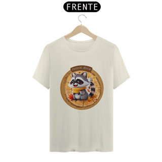 CAMISETA T-SHIRT ALGODÃO PIMA, RACOON