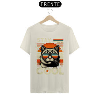 Nome do produto CAMISETA T-SHIRT ALGODÃO PIMA CAT, STAY COOL