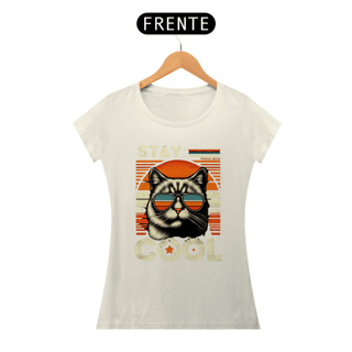 Nome do produto CAMISETA BABY LONG ALGODÃO PIMA CAT, STAY COOL 