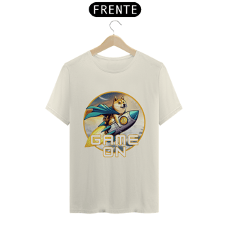 Nome do produto CAMISETA T-SHIRT ALGODÃO PIMA, BITCOIN GAME ON