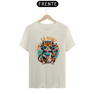 Nome do produto CAMISETA T-SHIRT ALGODÃO PIMA CAT, TA RUIM