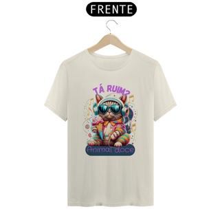 Nome do produto CAMISETA T-SHIRT ALGODÃO PIMA CAT, TA RUIM