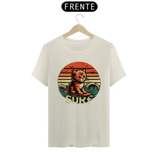 Nome do produto CAMISETA T-SHIRT ALGODÃO PIMA, CAT SURF
