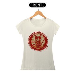 Nome do produto CAMISETA BABY LONG PIMA, SAMURAI CAT