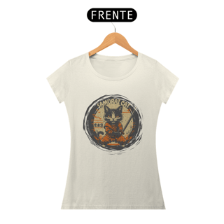 Nome do produto CAMISETA BABY LONG PIMA, SAMURAI CAT