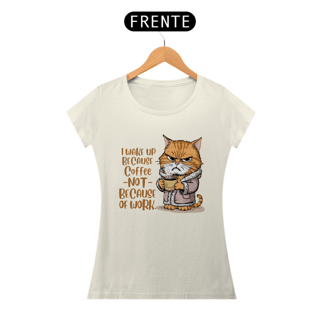 Nome do produto CAMISETA BABY LONG PIMA, CAT COFFEE