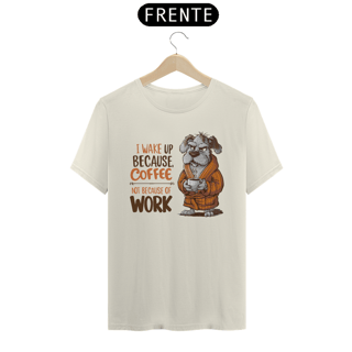 Nome do produto CAMISETA T-SHIRT PIMA, DOG COFFEE