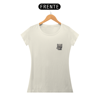 Nome do produto CAMISETA BABY LONG PIMA, MINIMALSITA CAT IN THE CUP