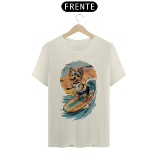 Nome do produto CAMISETA T-SHIRT PIMA, DOG SURF YORKSHIRE TERRIER