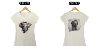 Nome do produto CAMISETA BABY LONG PIMA, ELEPHANT