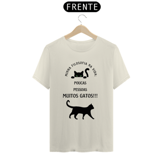 Nome do produto CAMISETA T-SHIRT PRIME, CAT FRASES FILOSOFIA
