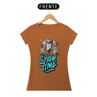 Nome do produto CAMISETA BABY LONG ALGOÃO PIMA CAT, MEU MALVADO FAVORITO SHOW TIME
