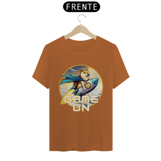 Nome do produto CAMISETA T-SHIRT ALGODÃO PIMA, BITCOIN GAME ON
