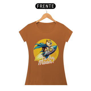 Nome do produto CAMISETA BABY LONG ALGODÃO PIMA, BITCOIN TO THE MOON 