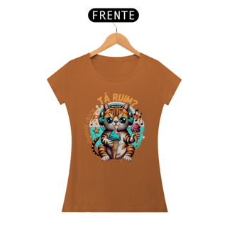 Nome do produto CAMISETA BABY LONG ALGODÃO PIMA CAT, TA RUIM