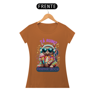 Nome do produto CAMISETA BABY LONG ALGODÃO PIMA CAT, TA RUIM