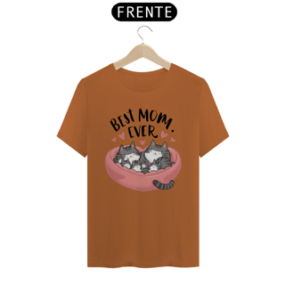 Nome do produto CAMISETA T-SHIRT PIMA CAT, BEST MOM EVER 