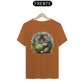 Nome do produto CAMISETA T-SHIRT PIMA, CAT PLANETA