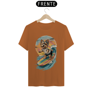 Nome do produto CAMISETA T-SHIRT PIMA, DOG SURF YORKSHIRE TERRIER