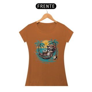 Nome do produto CAMISETA BABY LONG PIMA, BICHO PREGUIÇA